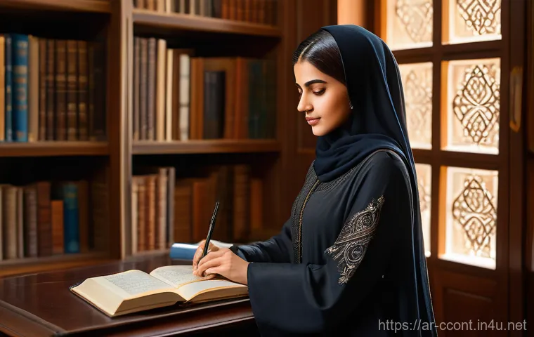문화콘텐츠 기획사 근무 경험담 - Image Prompt 1: The Scholar's Sanctuary – A Journey of Inspiration and Research**