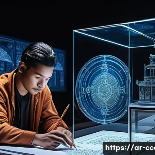문화콘텐츠 기획사가 알아야 할 법률 지식 - **Prompt:** A vibrant, futuristic digital archive, bathed in soft, protective light. In the foregrou...